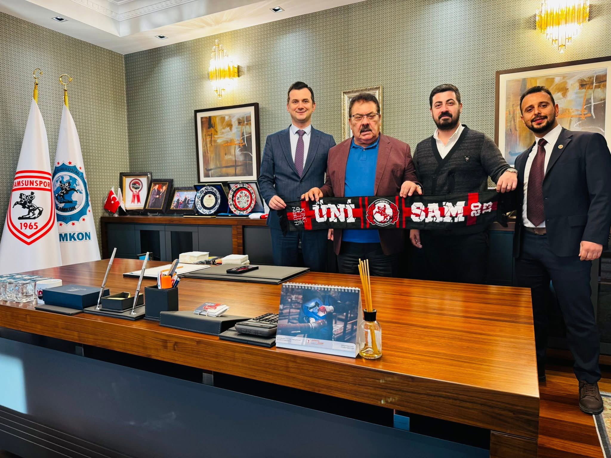 &Uuml;NİSAM'dan SAMKON'a Ziyaret 
